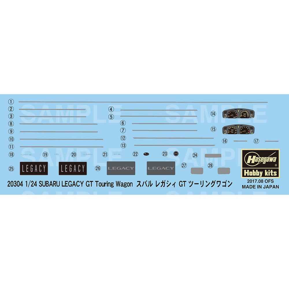 Hasegawa 20304 1/24 Subaru Legacy GT Touring Wagon