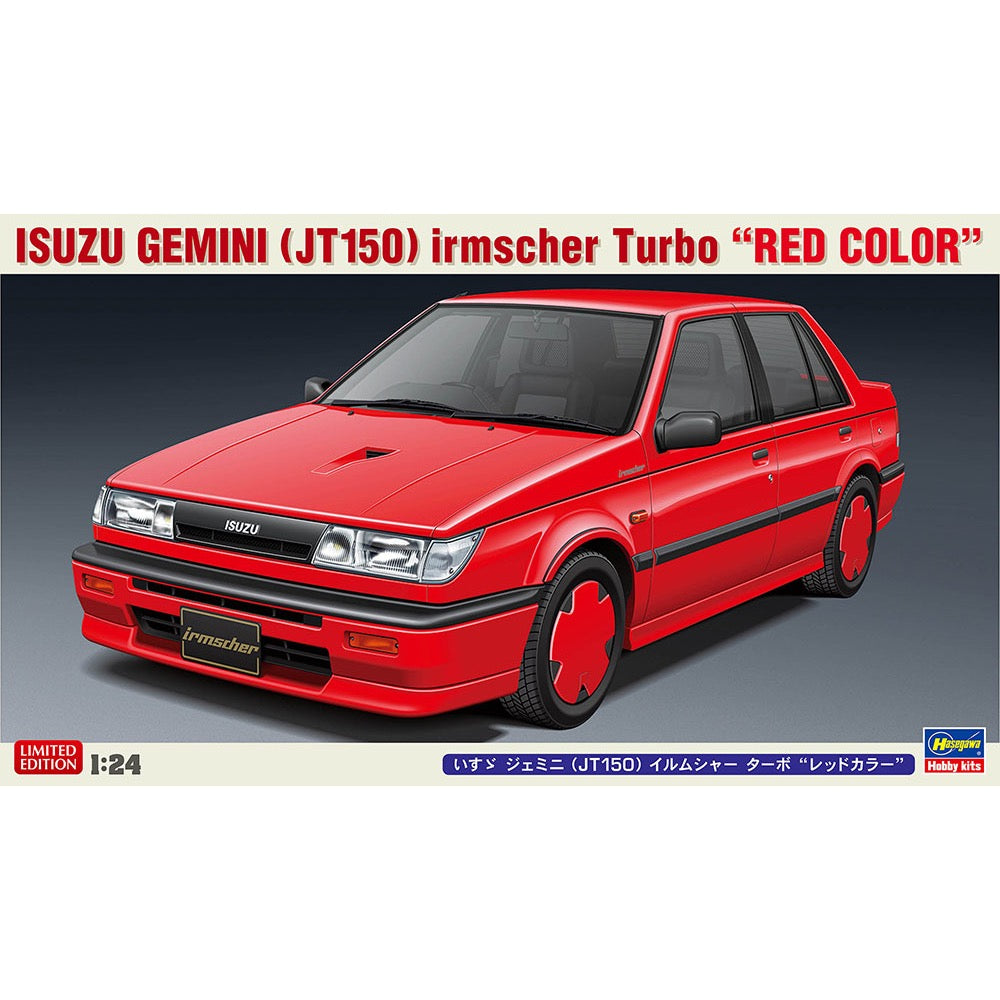 Hasegawa 1/24 Isuzu Gemini (JT150) Irmscher Turbo "Red Color"