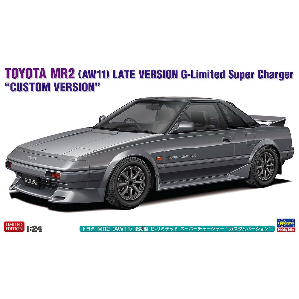 Hasegawa H20755 1/24 Toyota MR2 (AW11) Late Version G-Limited Super Charger Custom Version