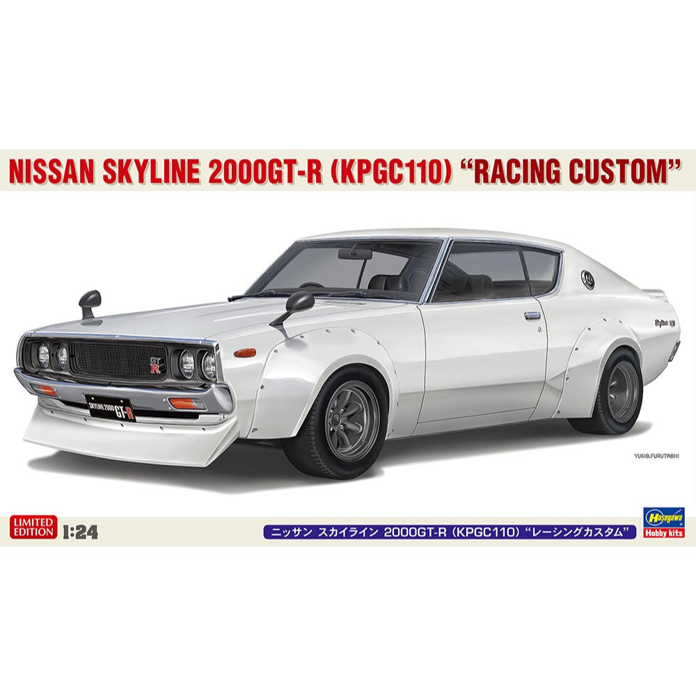 Hasegawa 20772 1/24 Nissan Skyline 2000Gt-R Kpgc110 Racing Custom 4967834207721
