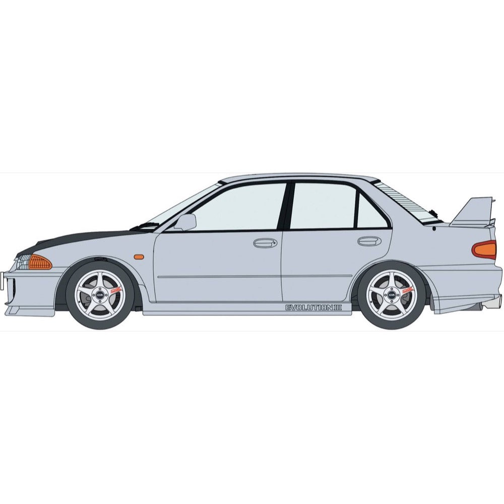 Hasegawa 20782 1/24 Mitsubishi Lancer Gsr Evolution III Low Down Version 4967834207820