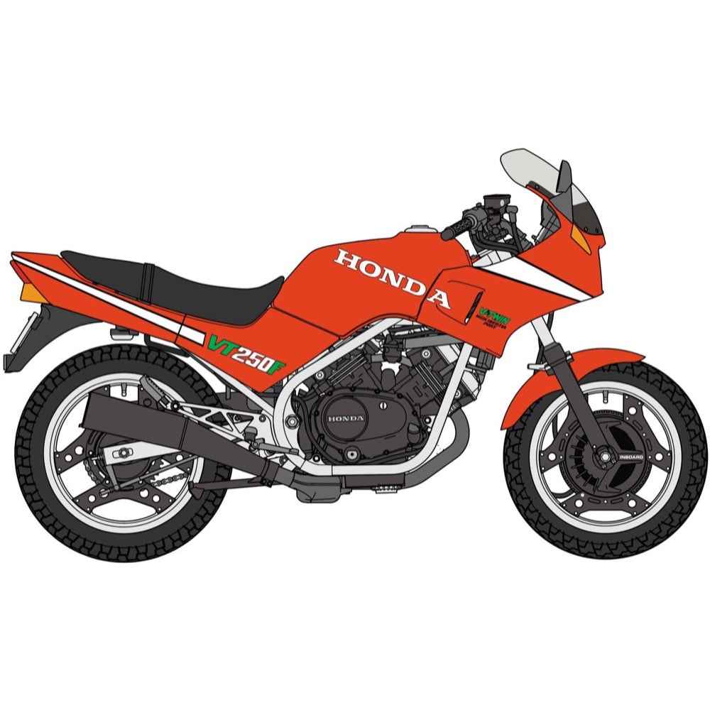 Haasegawa 21780 1/12 Honda VT250F MC08 1984 Red Color