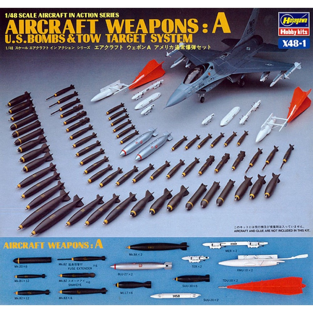 Hasegawa 36201 1/48 U.S. Aircraft Weapons A 4967834362017