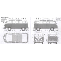 Hasegawa 51048 1/24 Volkswagen Type 2 Micro Bus (1963) Full Interior