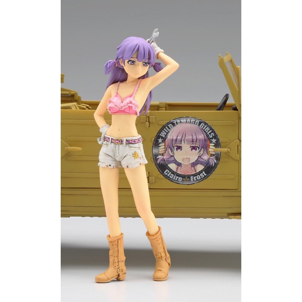 Hasegawa 52160 1/24 Wild Egg Girls Pkw.K1 Kubelwagen Type 82 Claire Frost