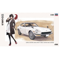 Hasegawa 1/24 World Historic Cars & Pretty Girls Datsun 240Z w/Figure