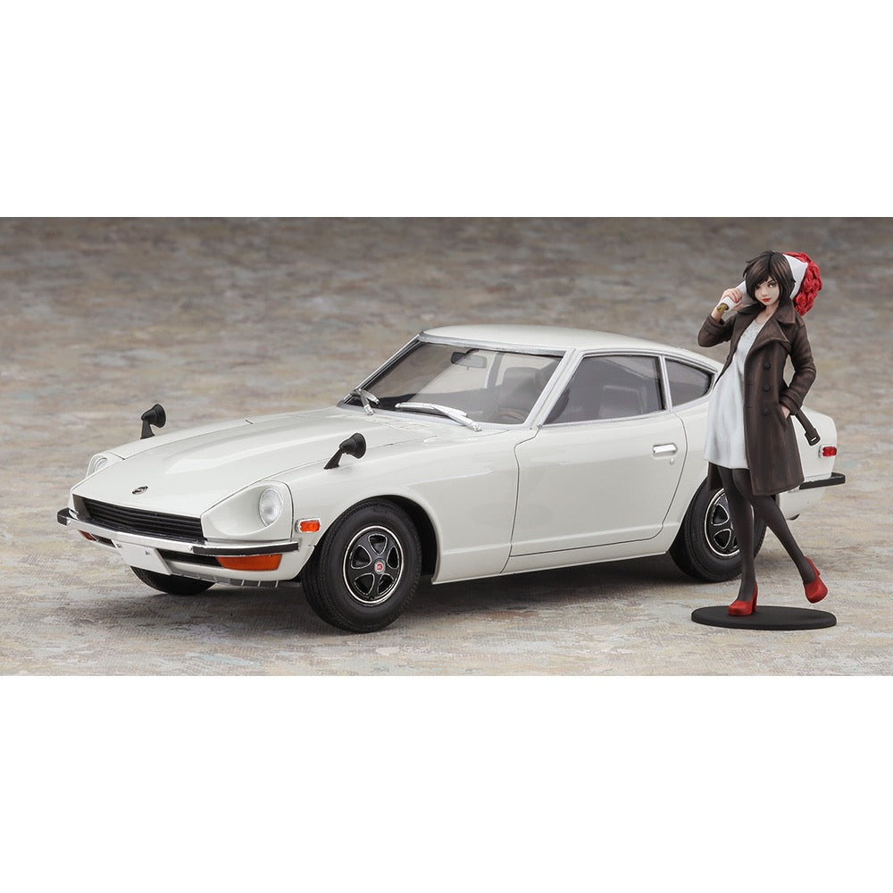 Hasegawa 1/24 World Historic Cars & Pretty Girls Datsun 240Z w/Figure