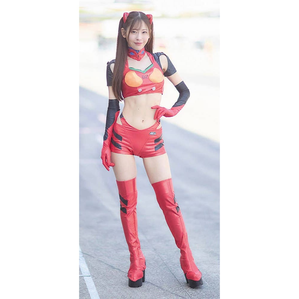Hasegawa 1/12 12 Real Figure Collection "Evangelion Racing" Circuit Mate Momo Togawa/Shikinami Asuka Langley