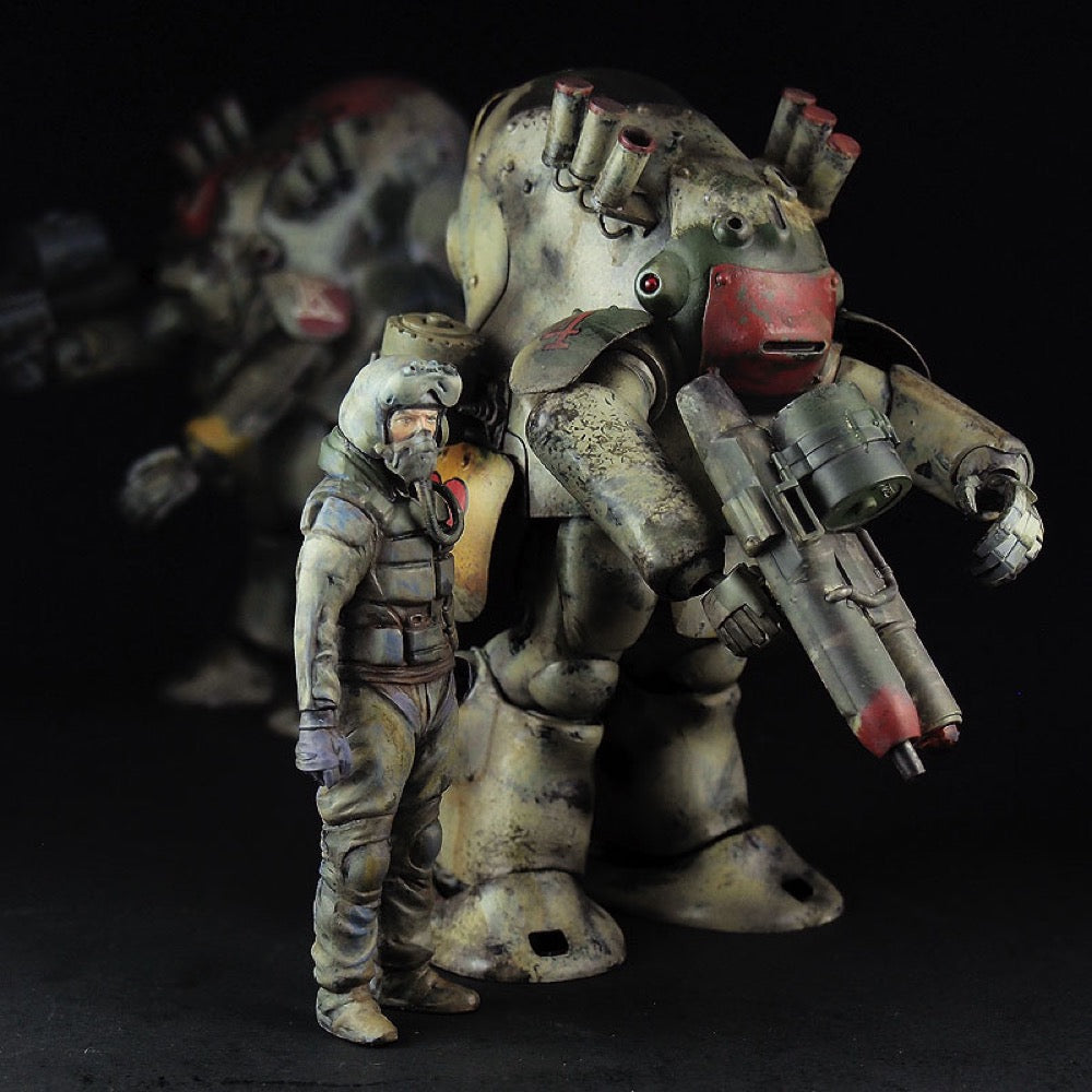Hasegawa 1/20 Robot Battle V (Five) Maschinen Krieger 44 Type Mk44 Ammoknights