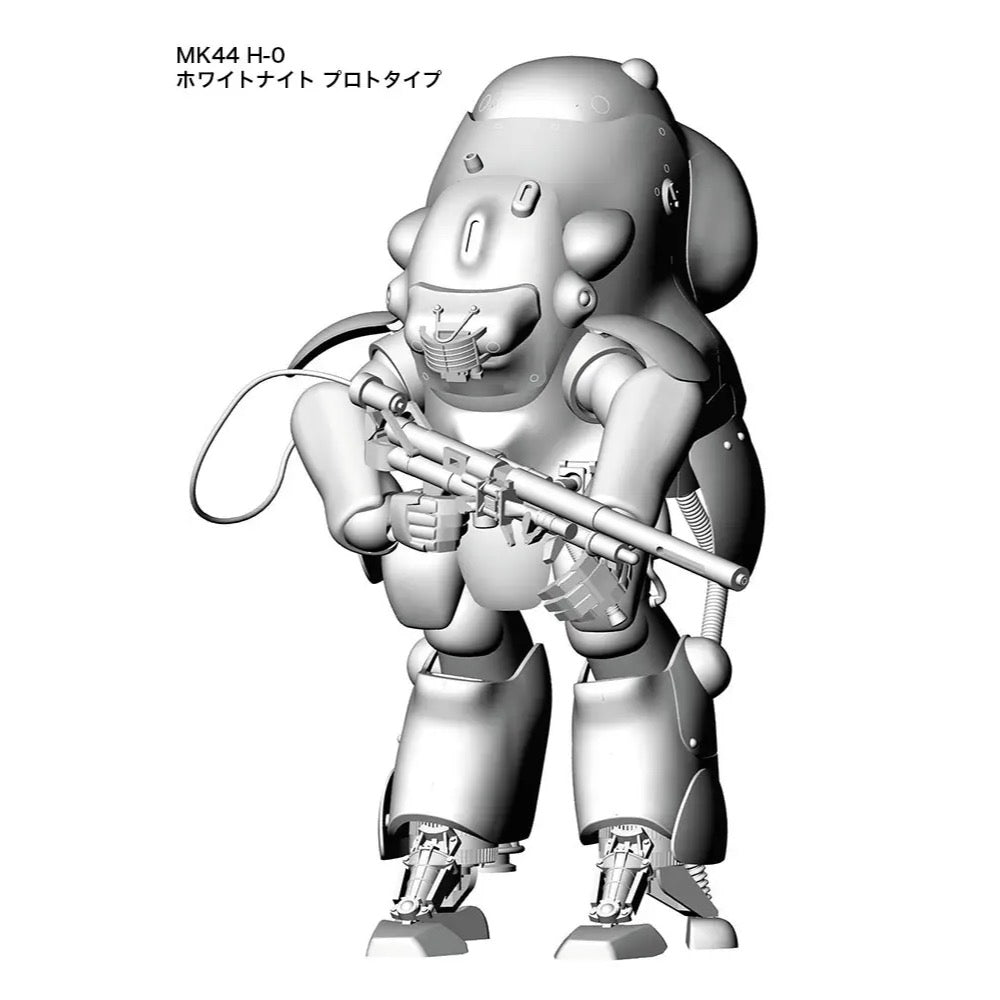 Hasegawa 64112 1/20 Robot Battle Vfive Maschinen Krieger Moon Type Mk44H-0 Whiteknight Prototype