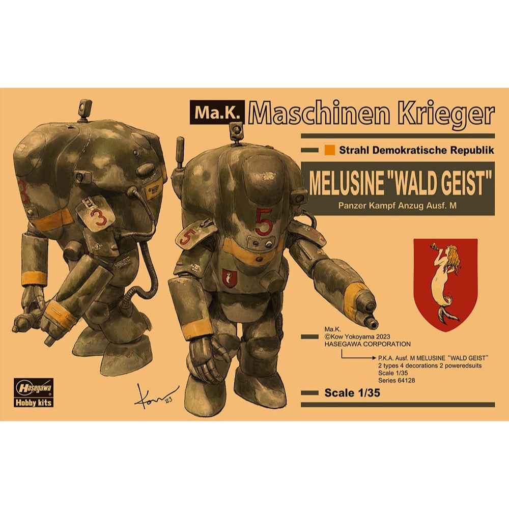 Hasegawa 1/35 P.K.A. Ausf. M Melusine Wald Geist Two Kits in the Box