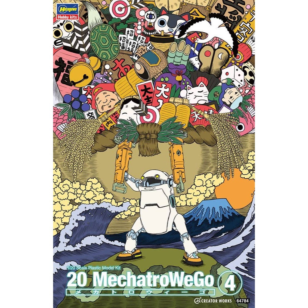 Hasegawa 1/20 20 MechatroWeGo No.04 Power Arm "Orange Mochi"