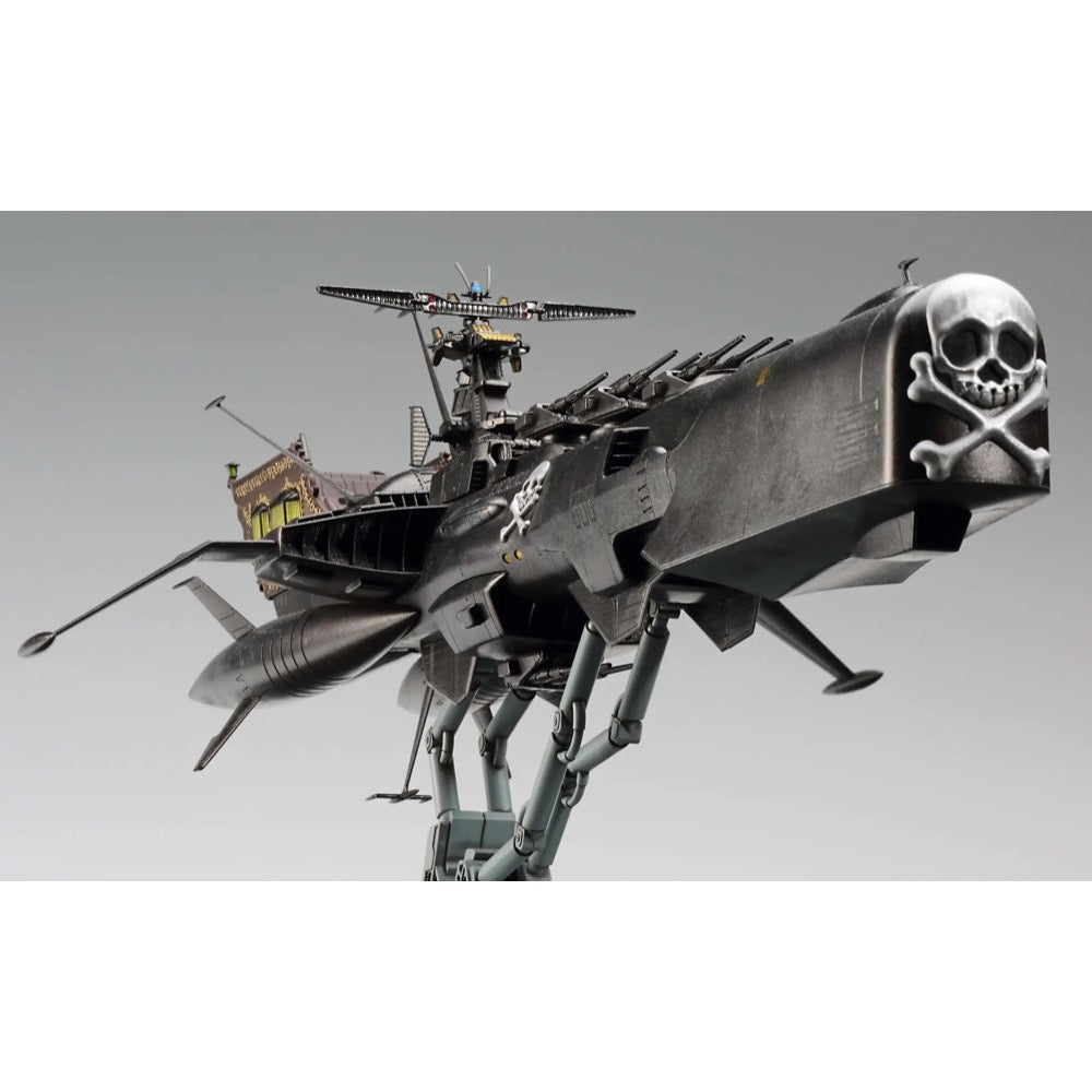 Hasegawa H64815 1/1500 Captain Harlock Space Pirate Dimension Voyage Space Pirate Battleship Arcadia Third Ship Variant Attack Enhanced Type with Acrylic Stand Figure 4967834648159