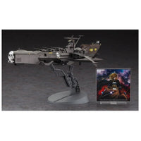 Hasegawa H64815 1/1500 Captain Harlock Space Pirate Dimension Voyage Space Pirate Battleship Arcadia Third Ship Variant Attack Enhanced Type with Acrylic Stand Figure 4967834648159
