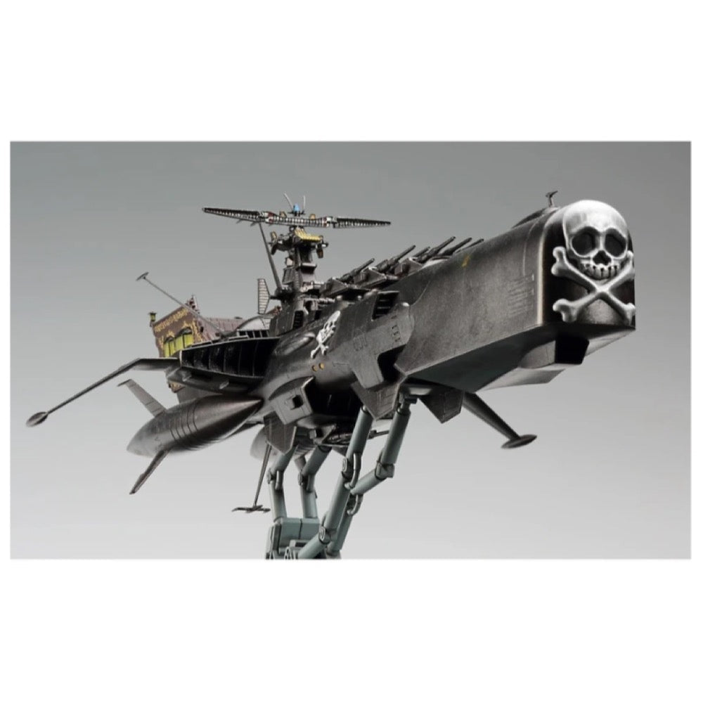 Hasegawa H64815 1/1500 Captain Harlock Space Pirate Dimension Voyage Space Pirate Battleship Arcadia Third Ship Variant Attack Enhanced Type with Acrylic Stand Figure 4967834648159