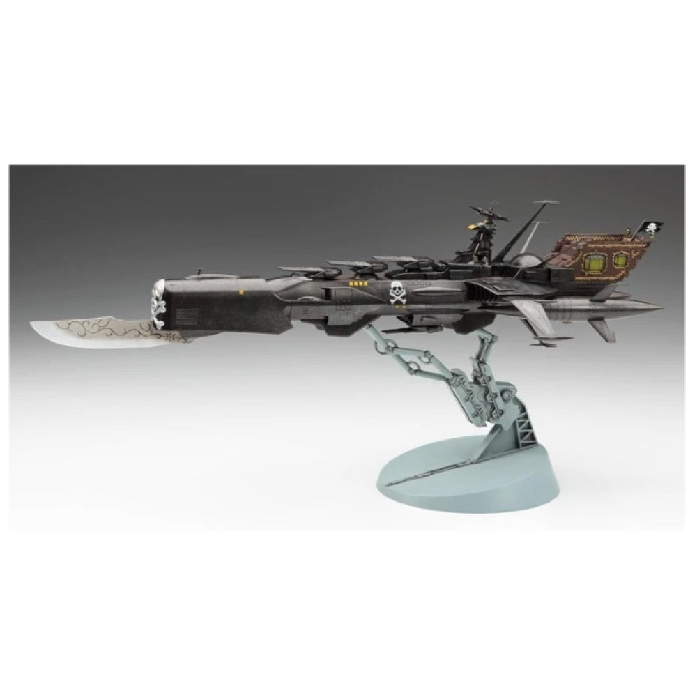 Hasegawa H64815 1/1500 Captain Harlock Space Pirate Dimension Voyage Space Pirate Battleship Arcadia Third Ship Variant Attack Enhanced Type with Acrylic Stand Figure 4967834648159