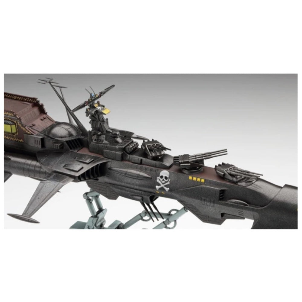 Hasegawa H64815 1/1500 Captain Harlock Space Pirate Dimension Voyage Space Pirate Battleship Arcadia Third Ship Variant Attack Enhanced Type with Acrylic Stand Figure 4967834648159