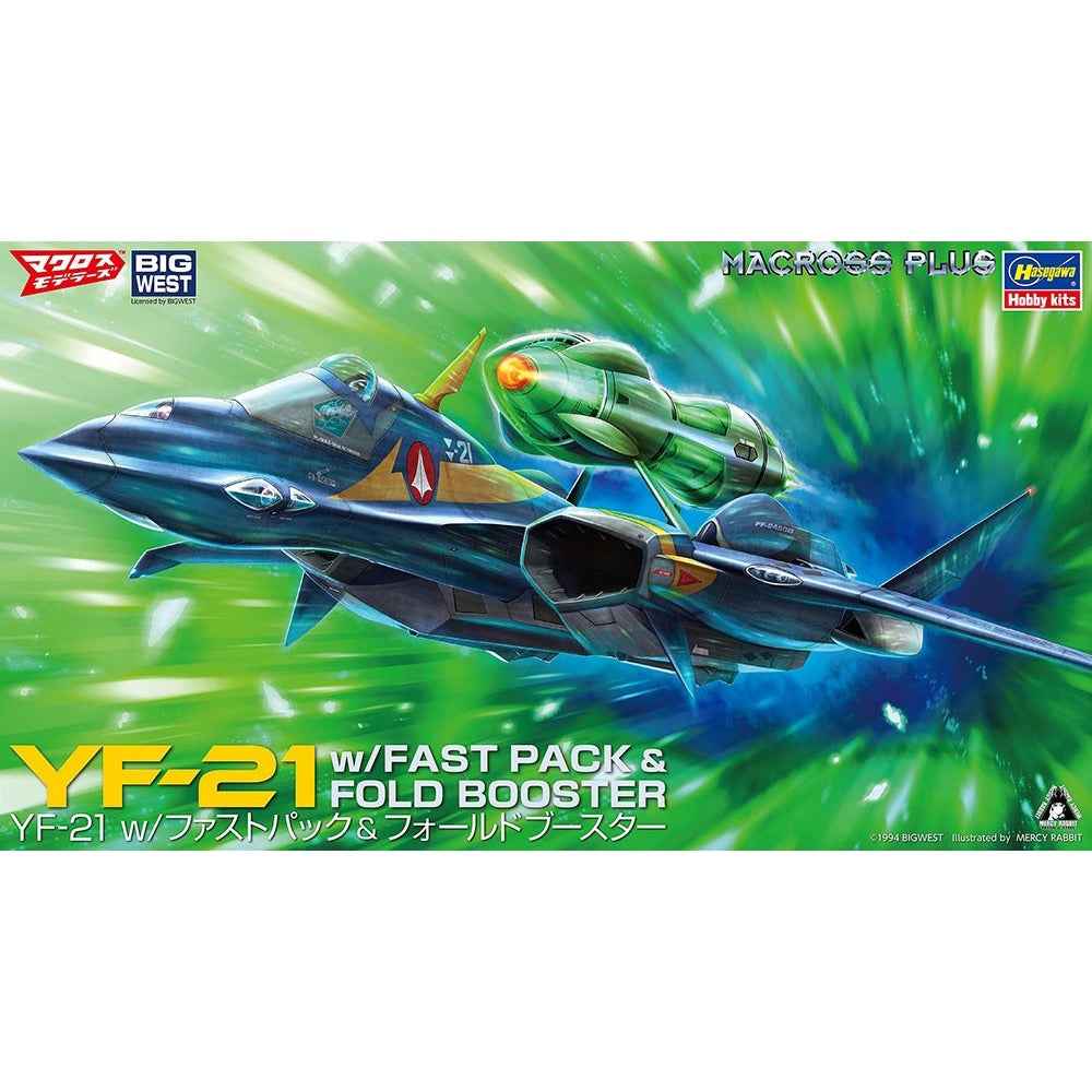 Hasegawa 1/72 YF-21 with Fast Pack & Fold Booster