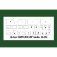 Hobby Boss 1/35 Cougar 4x4 MRAP Model Kit