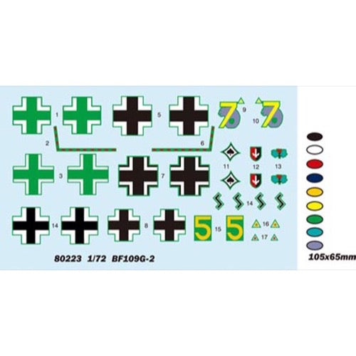 Hobby Boss 80223 1/72 Messerschmitt BF-109-G2