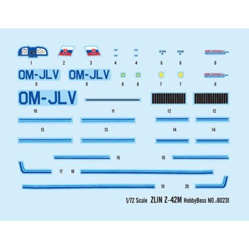 Hobby Boss 80231 1/72 ZLIN Z-42M
