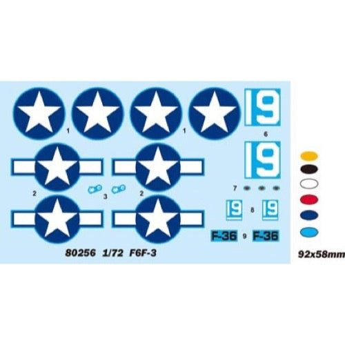 Hobby Boss 80256 1/72 F6F-3 Hellcat
