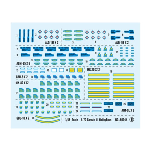Hobby Boss 80344 1/48 A-7D Corsair II