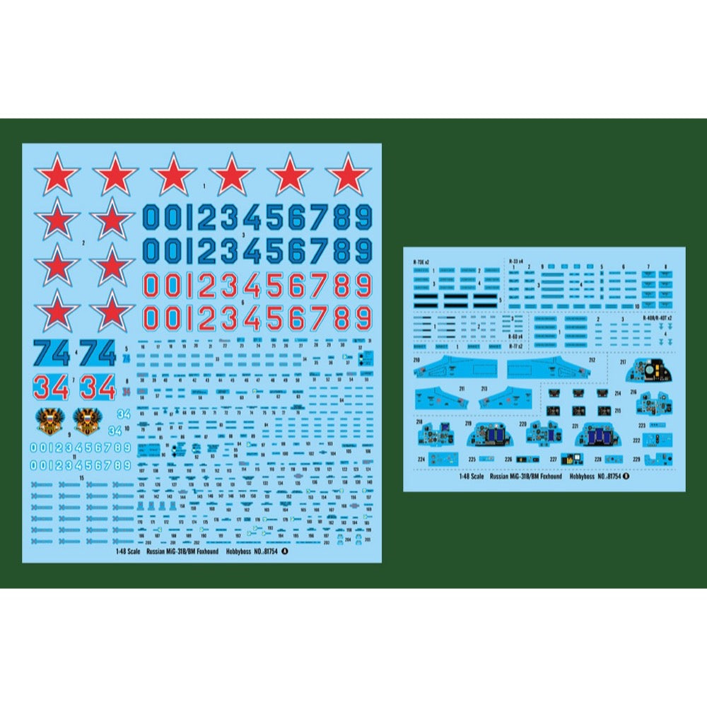 Hobby Boss 81754 1/48 Russian Mig-31 B/BM Foxhound