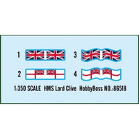 Hobby Boss 86518 1/350 HMS Lord Clive