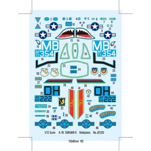 Hobby Boss 87203 1/72 A-7D Corsair II