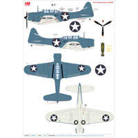Hobby Master 0216 1/32 SBD-3 Dauntless Dusty Kleiss Bu No. 3232 S-7 Scouting Six USS Enterprise 4th June 1942