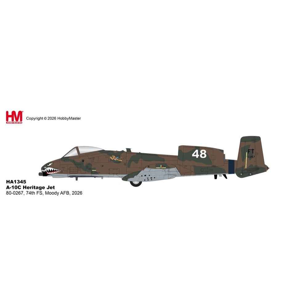 Hobby Master 1/72 A-10C Heritage Jet 80-0267, 74th FS, Moody AFB, 2026