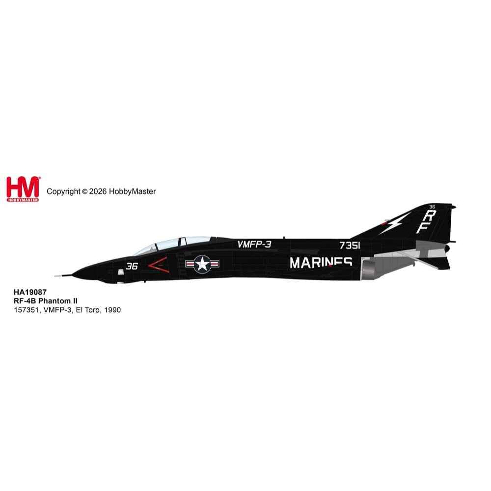 Hobby Master 1/72 RF-4B Phantom II 157351 VMFP-3 El Toro 1990