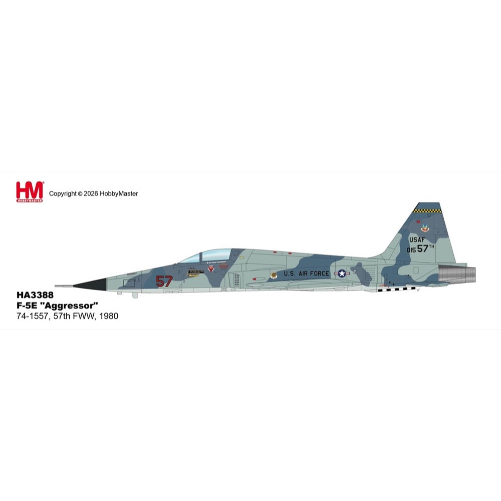 Hobby Master 1/72 F-5E Aggressor 74-1557 57th FWW 1980