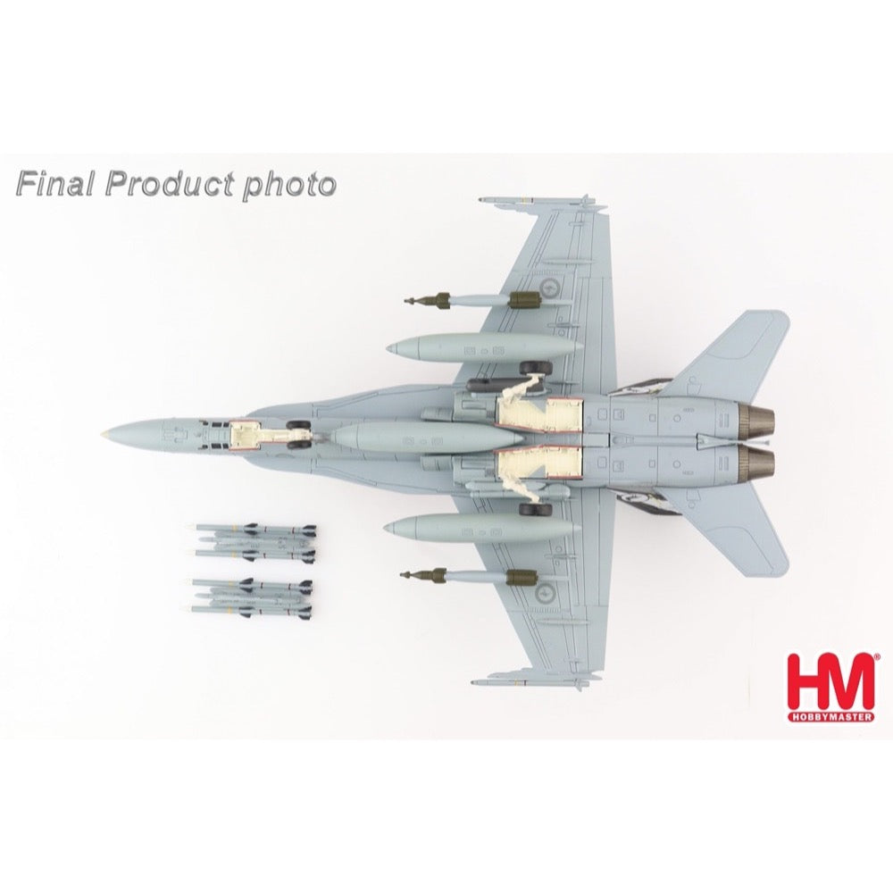 Hobby Master HA3570 1/72 F/A-18B Hornet A21-117 75 SQN RAAF Dec 2021 Final Flight