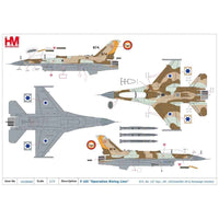 Hobby Master 38068 1/72 F-16I Operation Rising Lion 874 No. 107 Sqn. IAF 2025