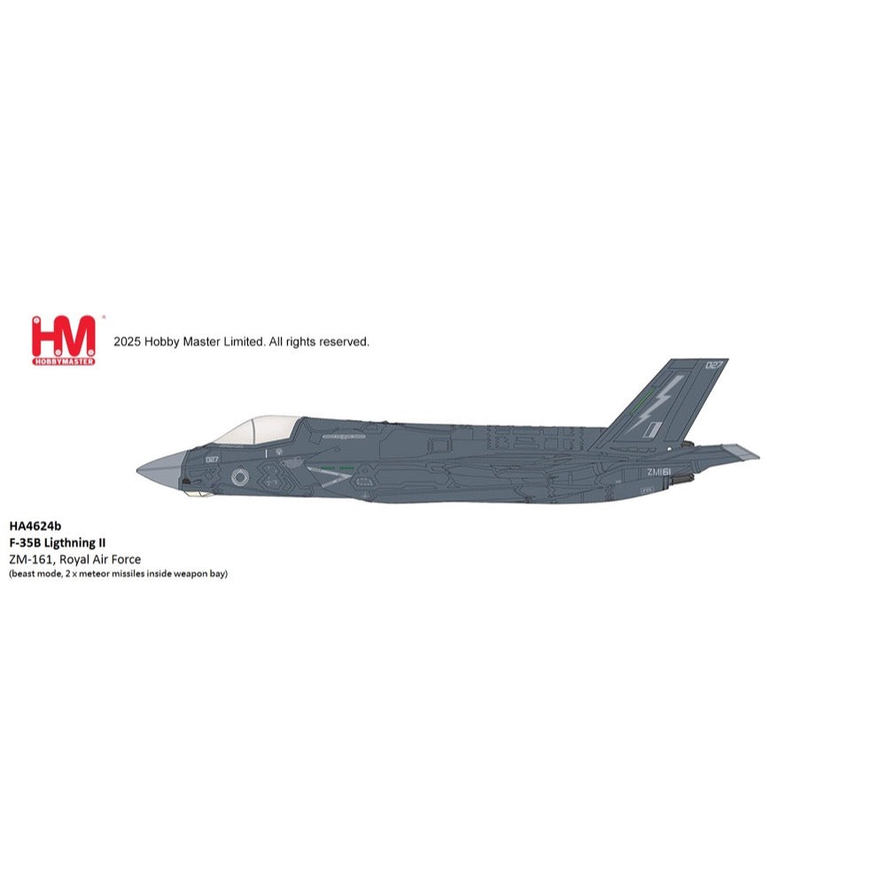 Hobby Master 624b 1/72 F-35B Lightning II ZM-161 Royal Air Force 4895173423499