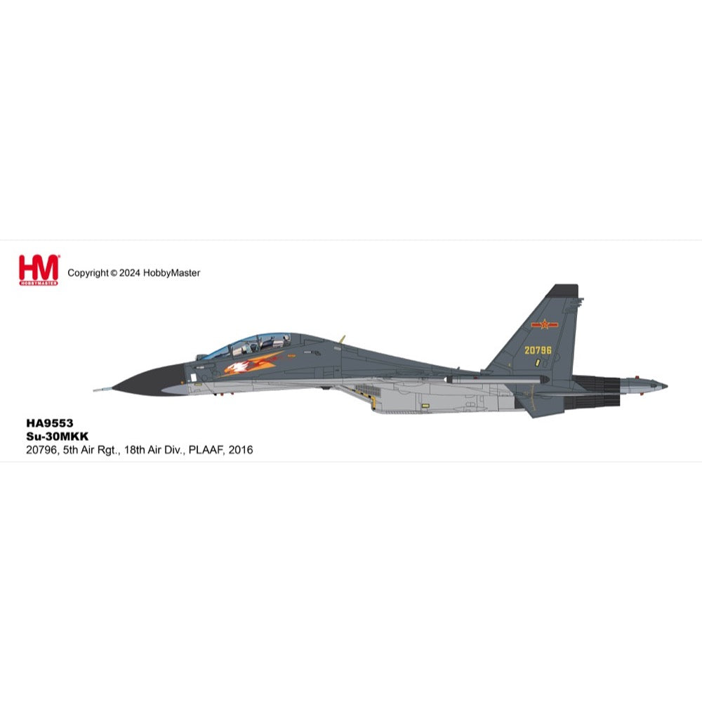 Hobby Master 9553 1/72 Su-30Mkk 20796, 5th Air Rgt., 18th Air Div., PLAAF, 2016