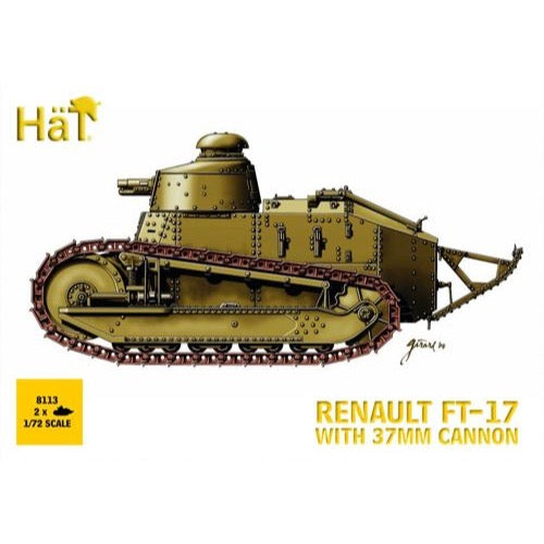 HAT 1/72 FT-17 Renault With 37mm Cannon