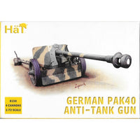 HAT 8150 1/72 WWII German PaK40 Anti - Tank Guns
