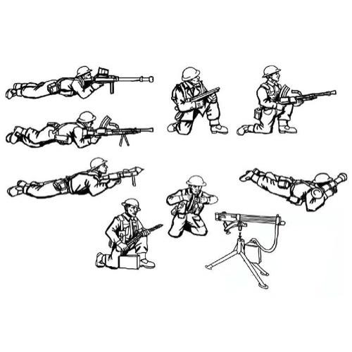HAT 8228 1/72 WWII British Machine Guns