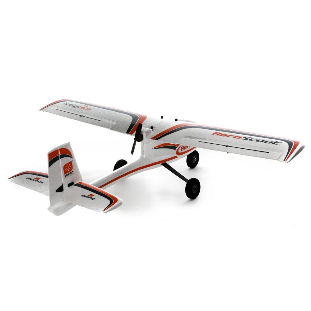 Hobbyzone AeroScout 1.1m RC Plane with SAFE Technology Mode 2 RTF Basic HBZ380001