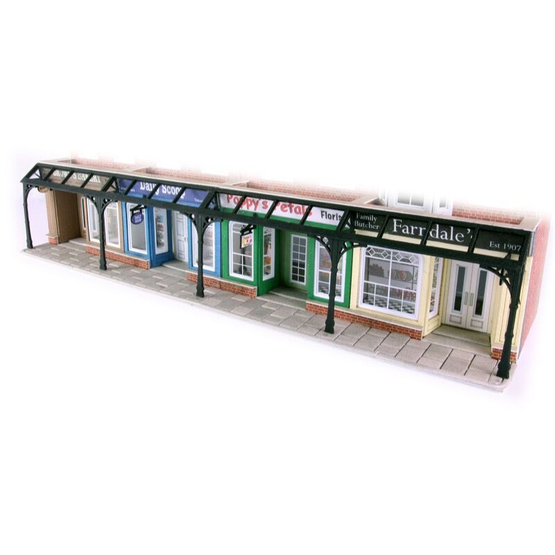 Metcalfe PO572 OO/HO Arcade Shop Front Card Kit | Metro Hobbies