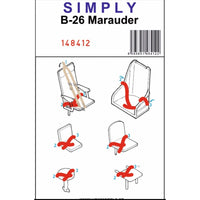 HGW 148412 1/48 Martin B-26 Marauder Seatbelts