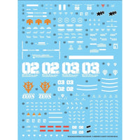 G-Rework CD-H-GQ08 Premium Decal for HG Rick Dom [GQX]