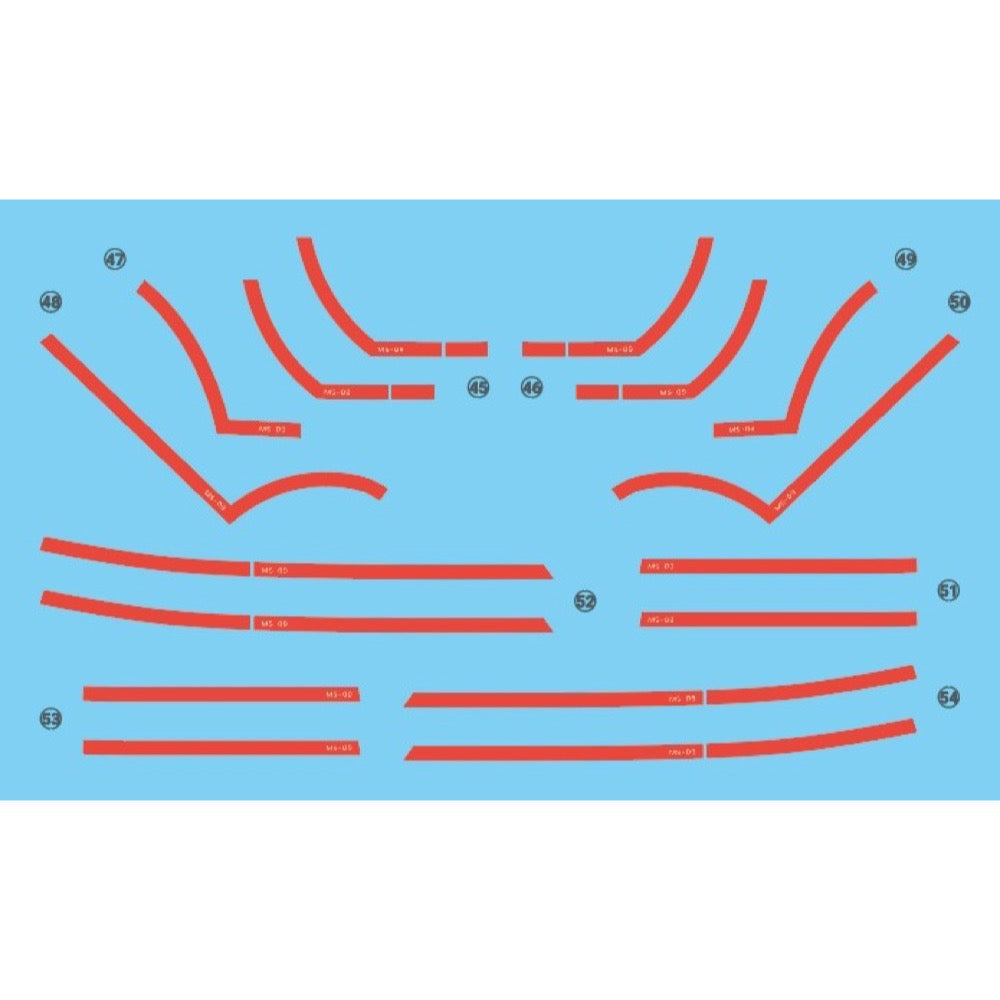 G-Rework CD-H-GQ08 Premium Decal for HG Rick Dom [GQX]