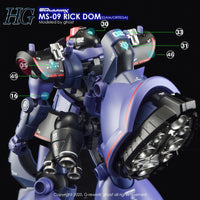 G-Rework CD-H-GQ08 Premium Decal for HG Rick Dom [GQX]
