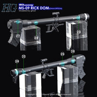 G-Rework CD-H-GQ08 Premium Decal for HG Rick Dom [GQX]