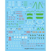 G-Rework CD-H-GQ06 Premium Decal for HG GfreD