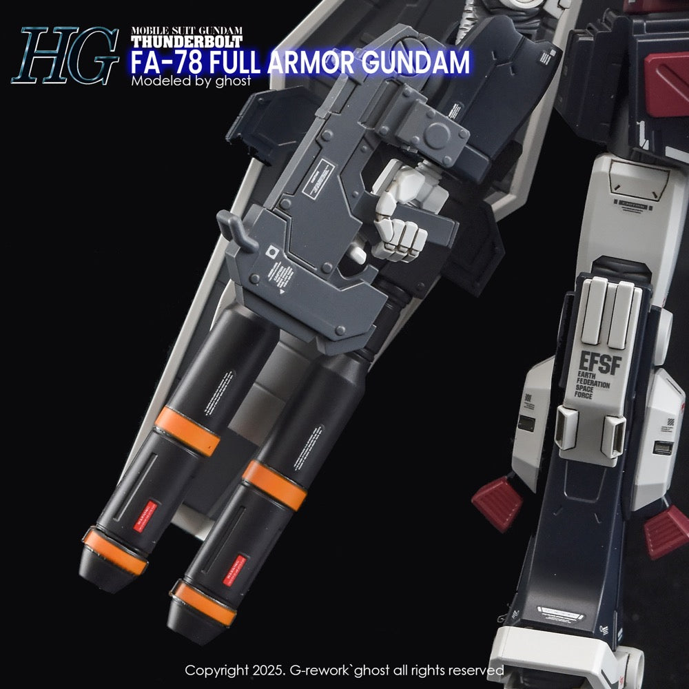 G-Rework CD-H-GQ08 Premium Decal for HG Thunderbolt Full Armor Gundam